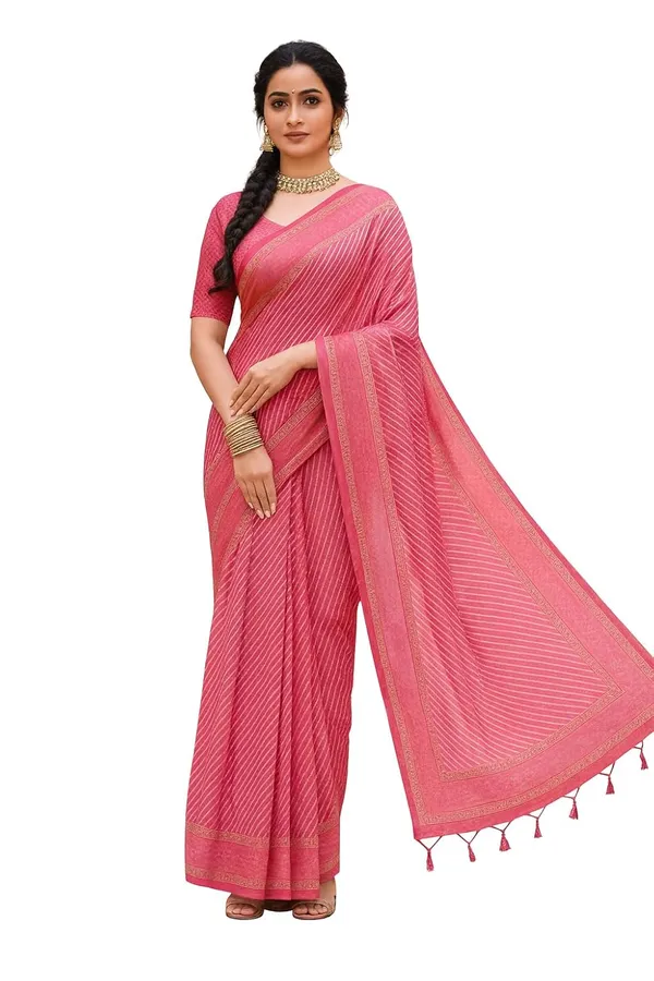 Red_Premium_Cotton_Saree_For_Women