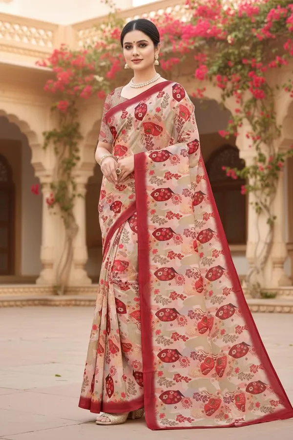 Maroon_Premium_Satin_Silk_Saree_For_Women