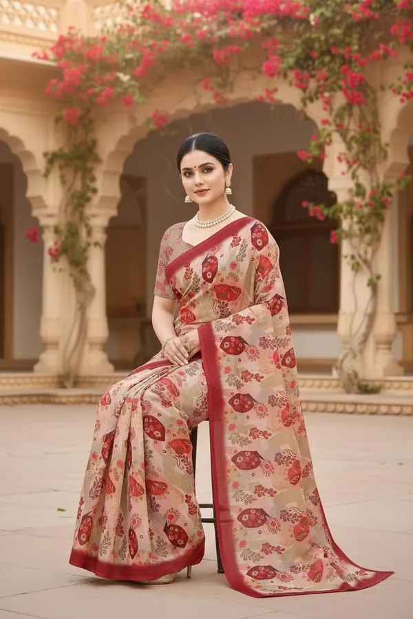 Maroon_Premium_Satin_Silk_Saree_For_Women