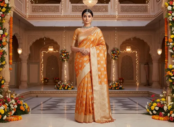 Orrange_Premium_Silk_Saree_For_Women