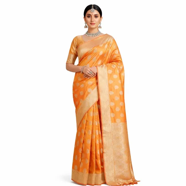 Orrange_Premium_Silk_Saree_For_Women