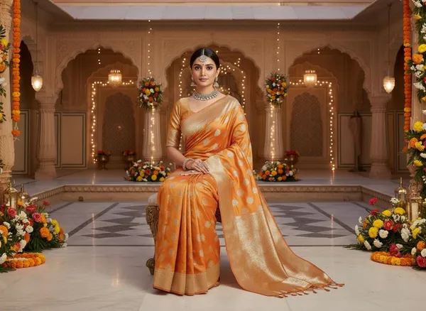 Orrange_Premium_Silk_Saree_For_Women
