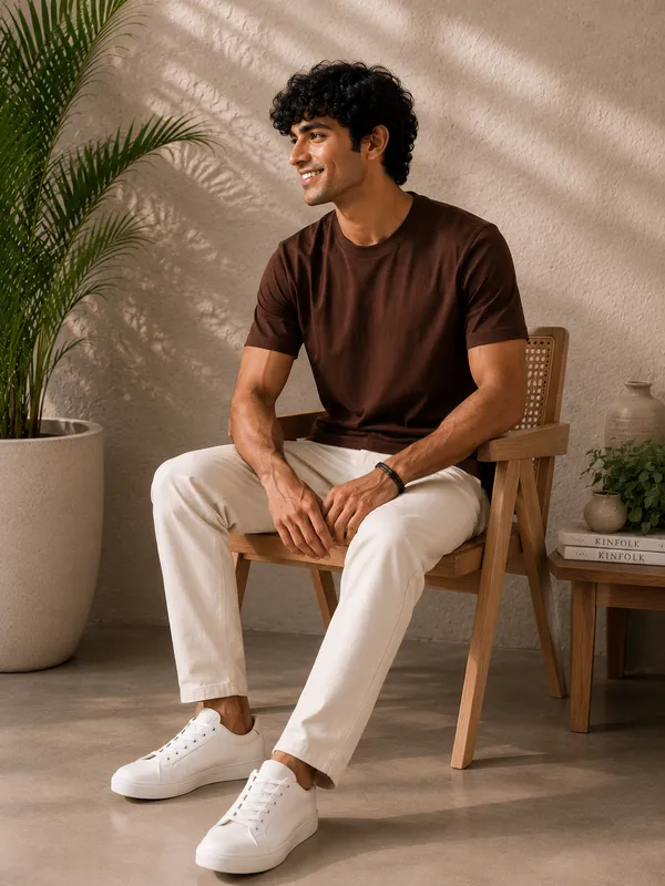 CHOCOLATE_BROWN_MEN_T-SHIRT