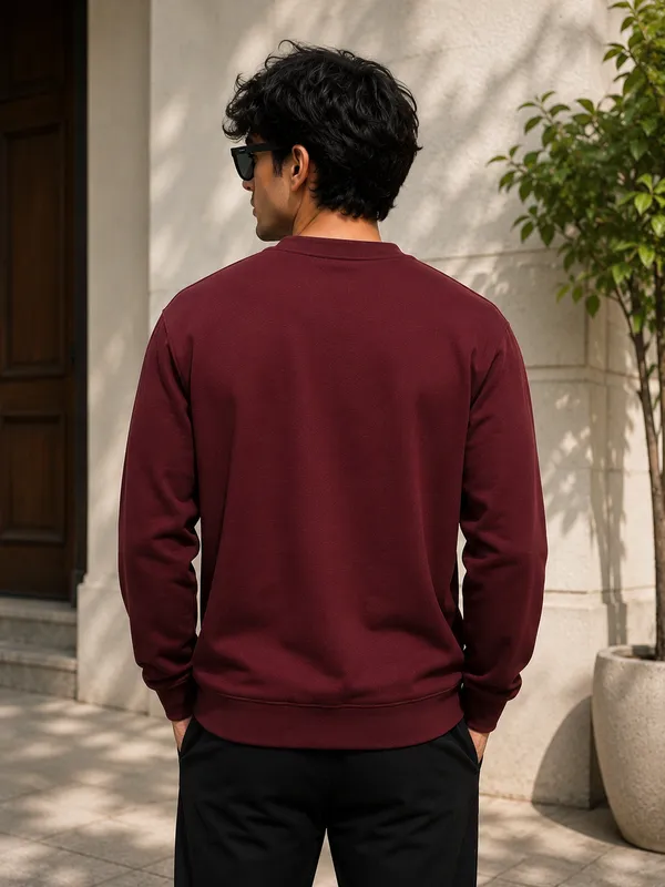 Marron_Mens_full_sleeve_sweatshirt