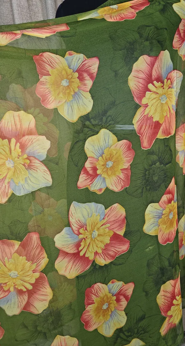Meadow_Green_Botanical_Grace_Georgette_saree