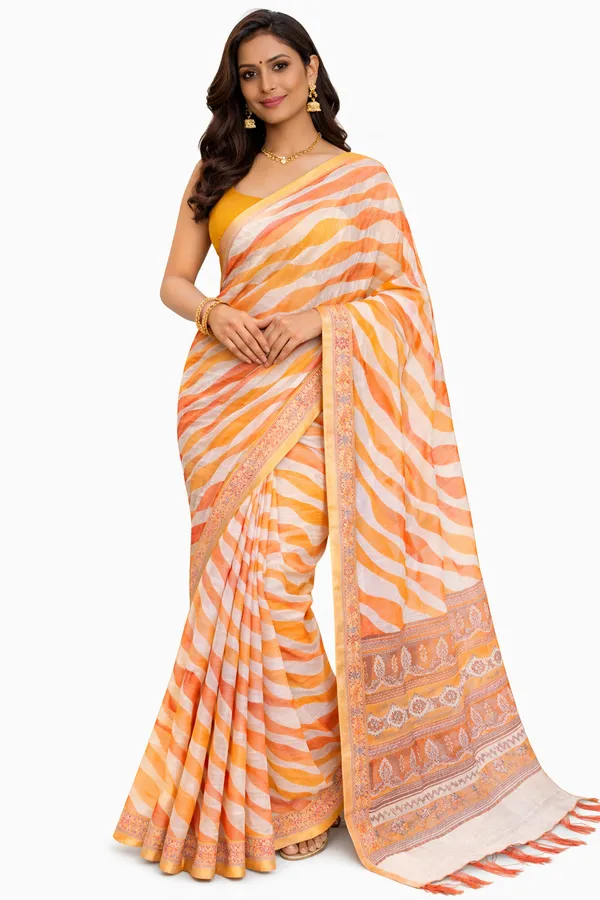 Sunset_Hues_Hand-Dyed_cotton_jari_Saree