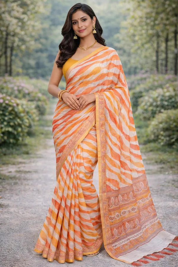 Sunset_Hues_Hand-Dyed_cotton_jari_Saree