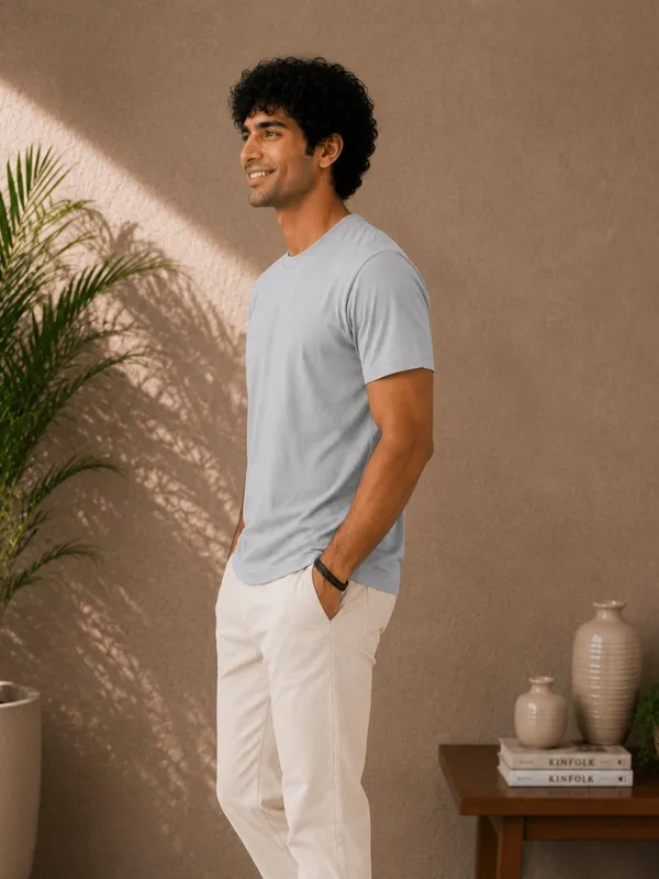 Men's_Cotton_T-shirt,_Light_Grey
