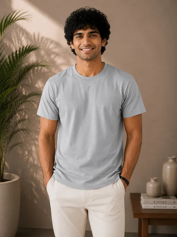 Men's_Cotton_T-shirt,_Light_Grey