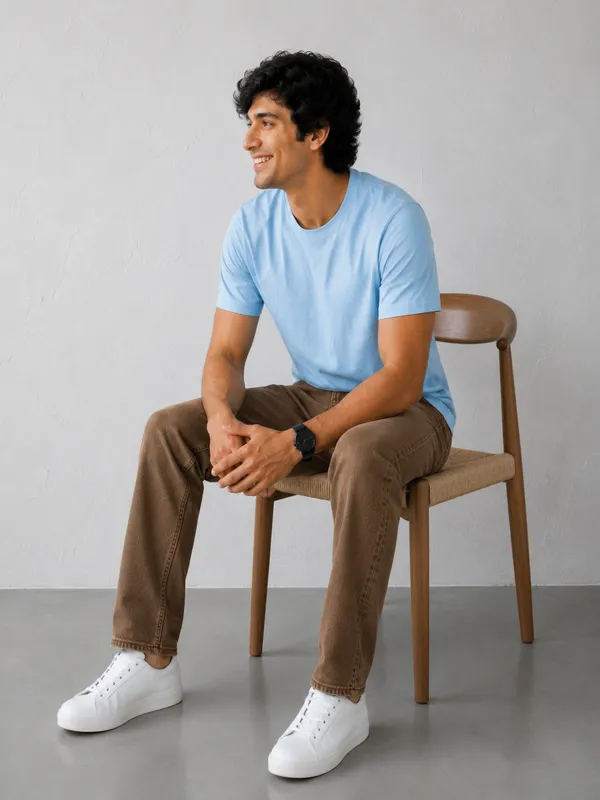 Men's_Cotton_T-shirt,_Light_Blue