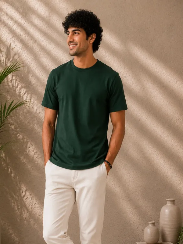 Men's_Cotton_T-shirt,_Emerald_Green