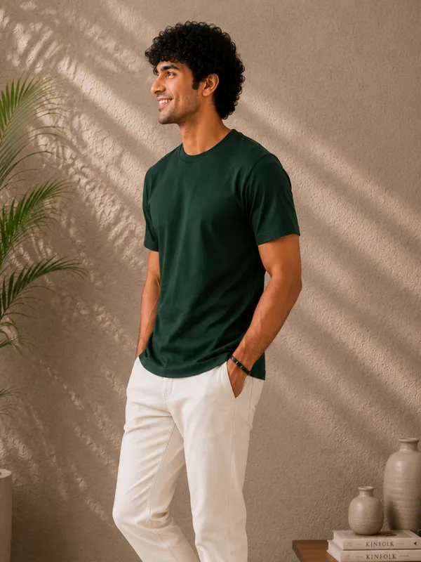 Men's_Cotton_T-shirt,_Emerald_Green