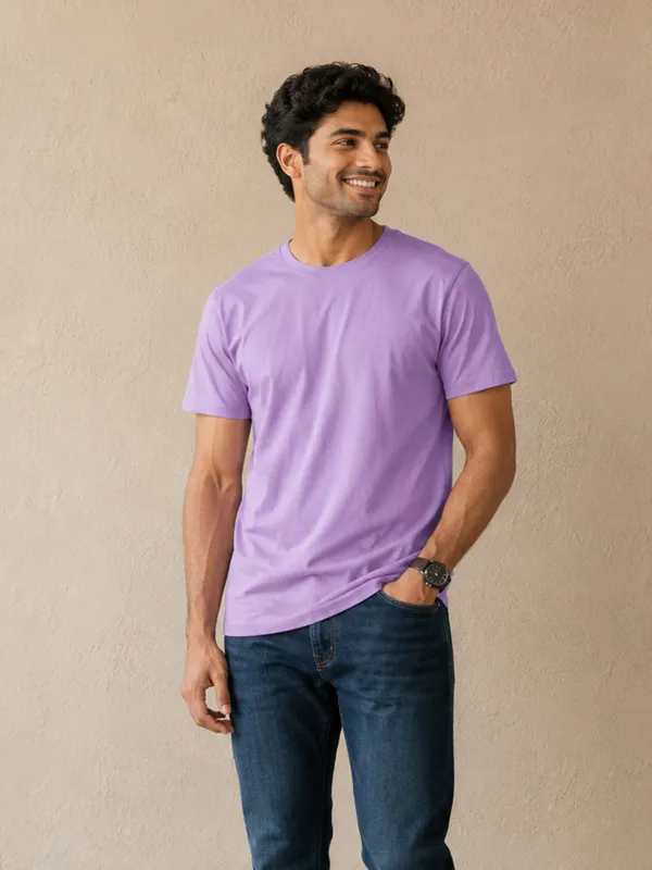 Men's_Cotton_T-shirt,_Purple