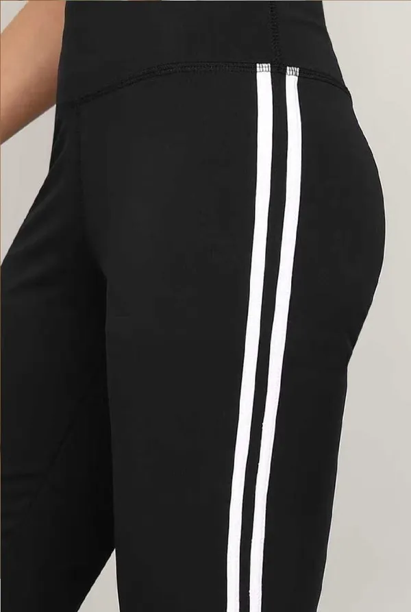 Black_And_White_Lycra_Blend_Flared_Trousers_For_Women