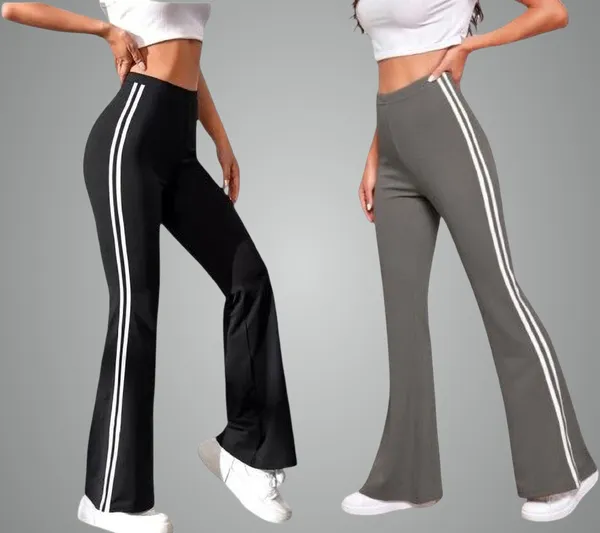 Black_And_Grey_Lycra_Blend_Regular_Fit_Trousers_For_Women_Pack_Of_2