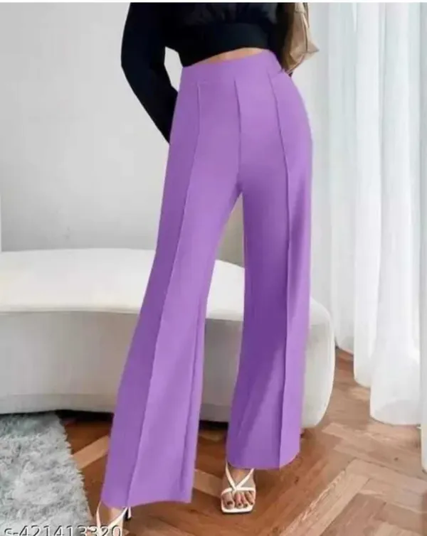 Black_And_Purple_Viscose_Rayon_Regular_Fit_Trousers_For_Women_Pack_Of_2