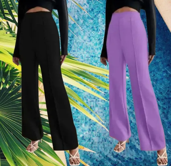 Black_And_Purple_Viscose_Rayon_Regular_Fit_Trousers_For_Women_Pack_Of_2