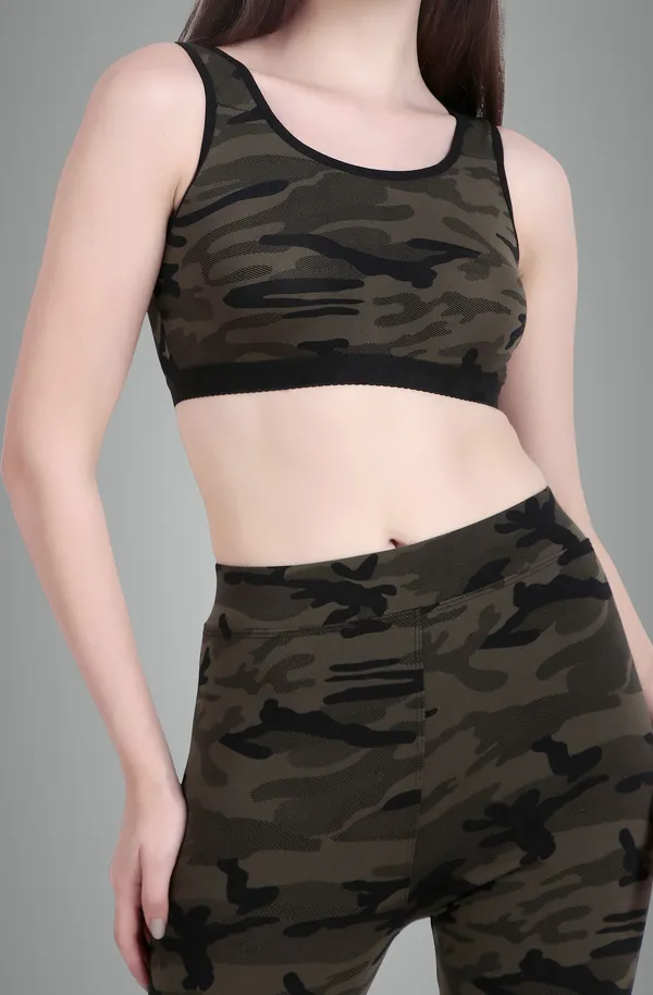 Olive_Green_Camouflage_And_Black_Lycra_Blend_Solid_Printed_Tights_And_Sport_Bras_For_Women_Pack_Of_4