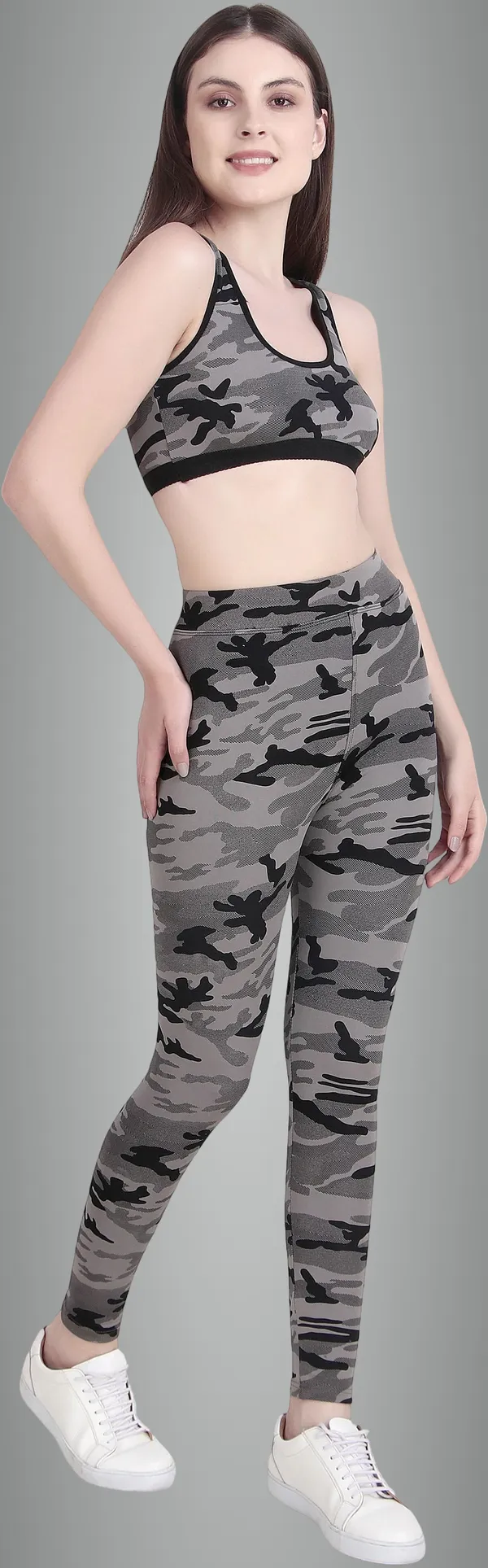 Camouflage_And_Black_Lycra_Blend_Solid_Printed_Tights_And_Sport_Bras_For_Women_Pack_Of_4