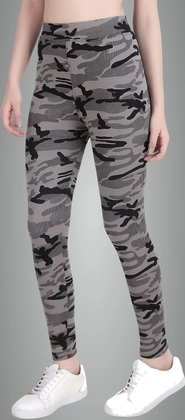Grey_Camouflage_And_Plain_Black_Lycra_Blend_Printed_Solid_Tights_For_Women_Pack_Of_2