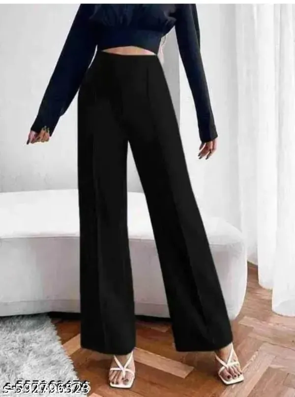 Black_Viscose_Rayon_Regular_Fit_Trousers_For_Women