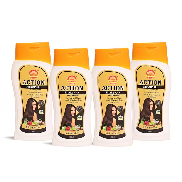 Action_Shampoo_|_Anti-Dandruff_|_Enriched_With_Neem_|_Amla_I_Aloe_Vera_|_Rose_&_Shikakai_|_Soft_&_Silky_Healthy_Hair_|_No_Paraben_&_Sulphate_|_100_Ml_(Pack_Of_4)