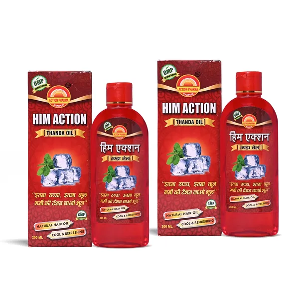 Him_Action_Thanda_Oil_|_So_Cool_&_Chilled_|_Forget_All_The_Summer_Stress_|_Headache_|_Alopecia_No_Chemicals_|_No_Surasar_|_200_Ml_(Pack_Of_2)