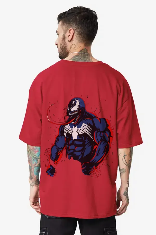 Red_Cotton_Venom_Oversized_T-Shirt_For_Men