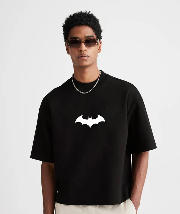 Black_Cotton_Batman_Oversized_T-Shirt_For_Men