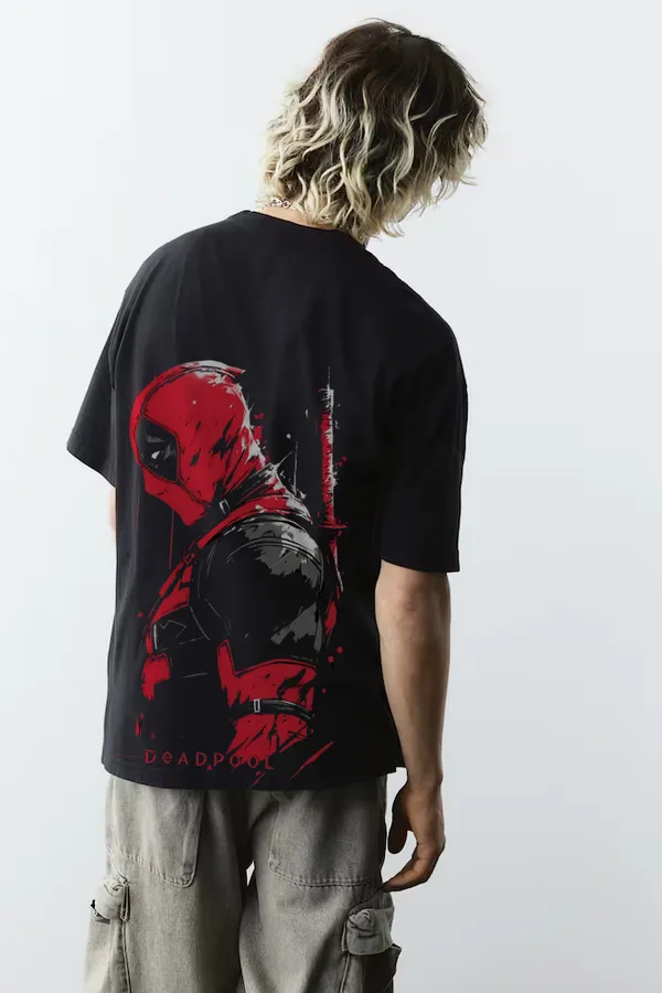 Black_Cotton_Deadpool_Oversized_T-Shirt_For_Men