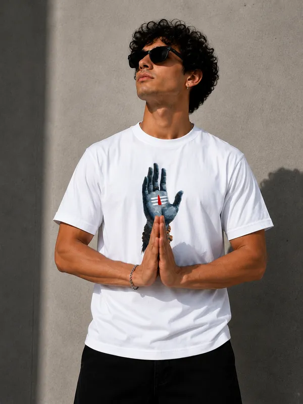 Mahadev_Blessing_Hand_Regular_Fit_T-Shirt
