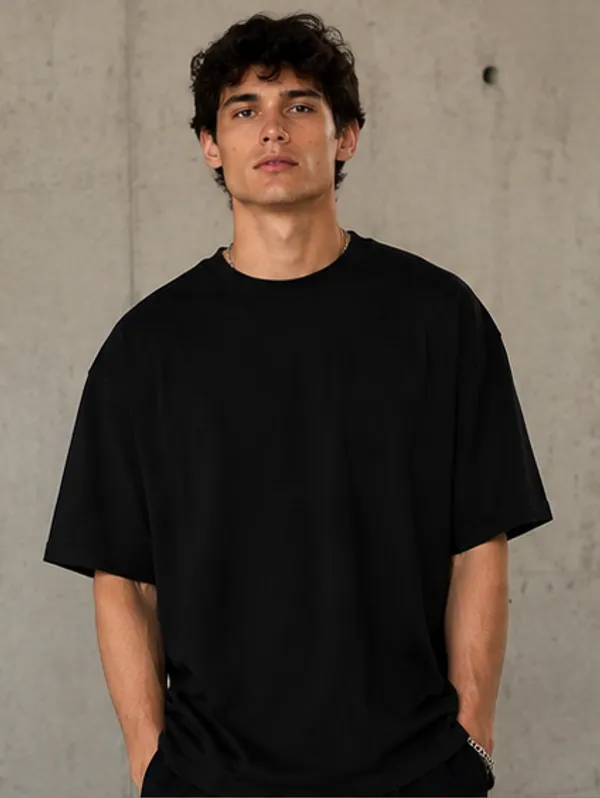 Plain_Black_Oversized_T-Shirt_for_Men_|_Premium_Cotton_Baggy_Fit_Tee