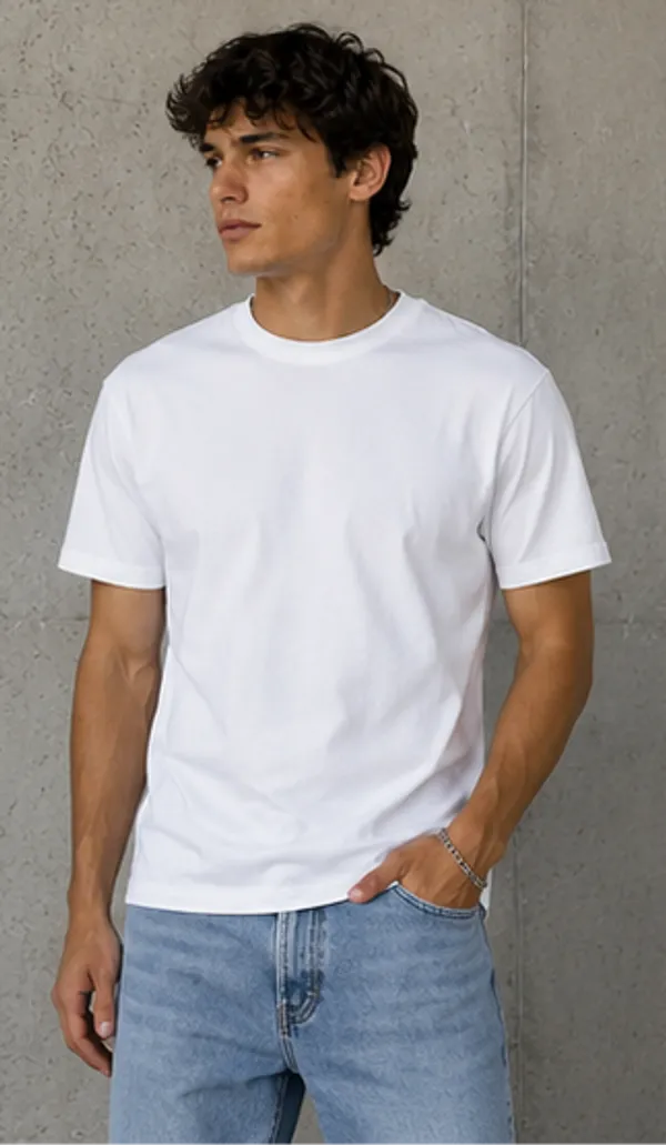 Plain_White_Regular_Fit_T-Shirt_for_Men_|_Premium_Cotton_Casual_Tee