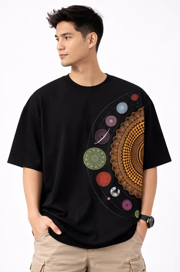 Black_Cotton_Planets_Oversized_T-Shirt_For_Men
