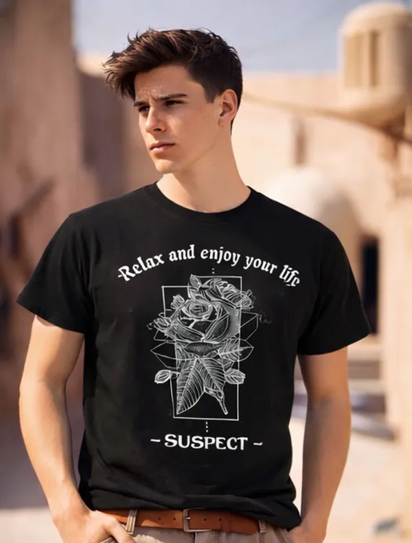 Black_Cotton_Relax_classic_fit_T-Shirt_For_Men