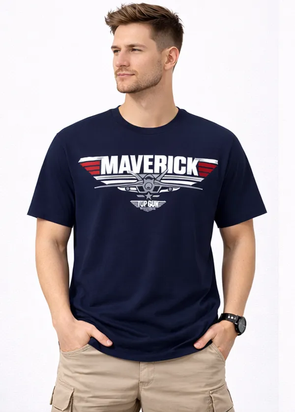 Navy_Blue_Cotton_Maverick_Decent_Classics_T-Shirt_For_Men