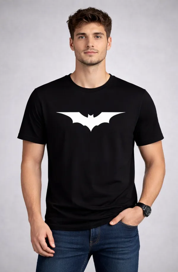 Black_Cotton_Batman_Classics_T-Shirt_For_Men