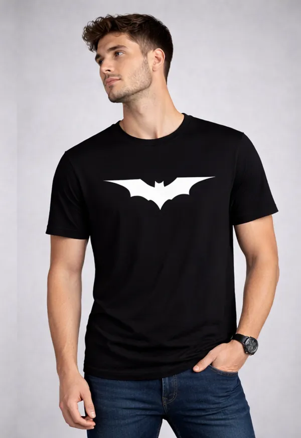 Black_Cotton_Batman_Classics_T-Shirt_For_Men