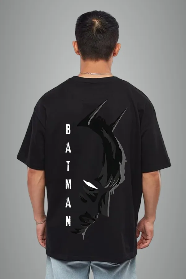 Black_Cotton_Batman_Oversized_T-Shirt_For_Men