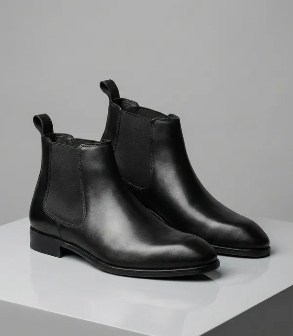 Italian_Inspired_Men'S_Genuine_Leather_Chelsea_Boot