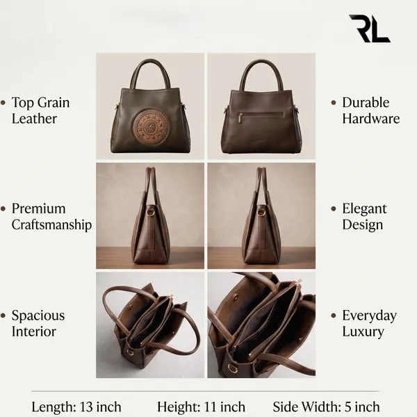 Structured_Medallion_Tote_-_Art_No._701_Brown