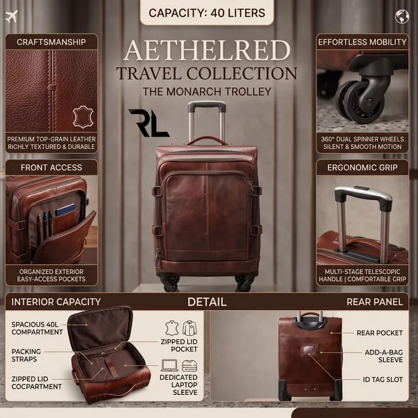Aethelred_Travel_Collection_The_Monarch_Trolley_Art_No_401BR