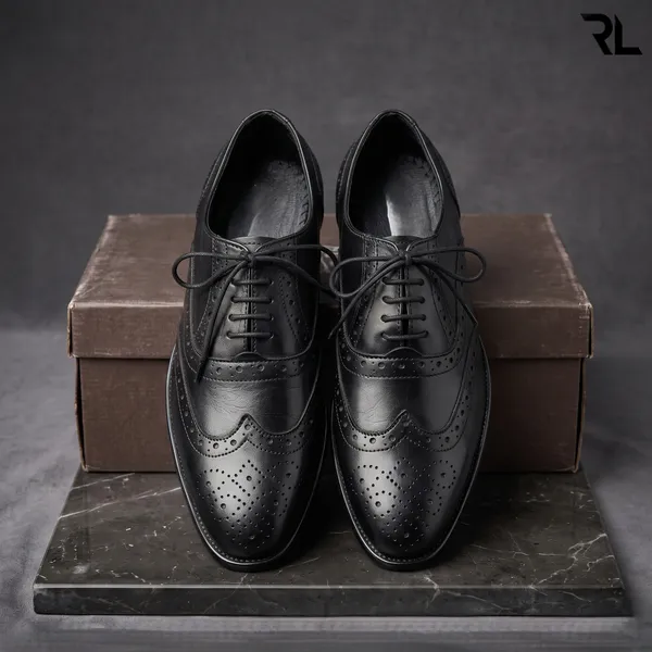 Men�S_Brogue_Formal_Shoes_Wingtip_Lace-Up_Tpr_Sole