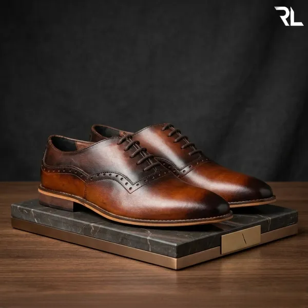 Hand-Burnished_Leather_Oxford_-_Tan_Brown_-_Art_No:_3006