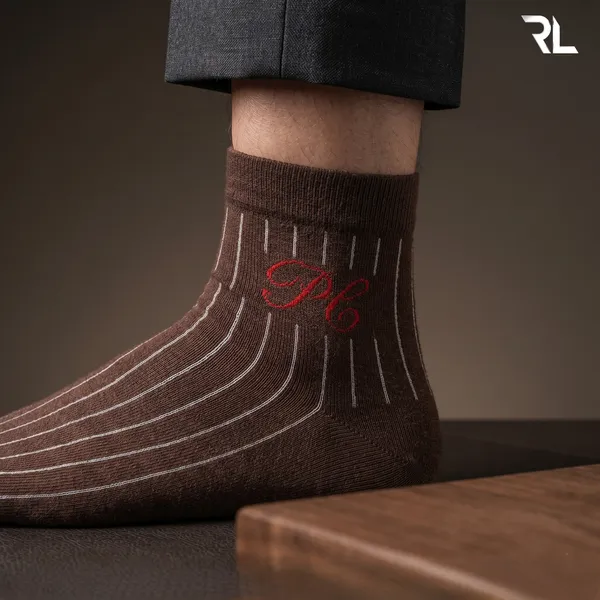 S013_-_Formal_Ankle_Socks_-_Brown_(1_Pair)