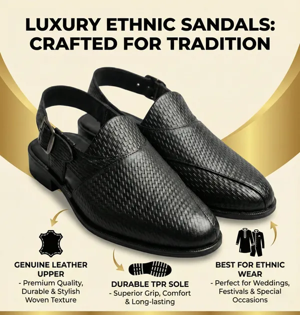 Genuine_Leather_Men'S_Peshawari_Sandal