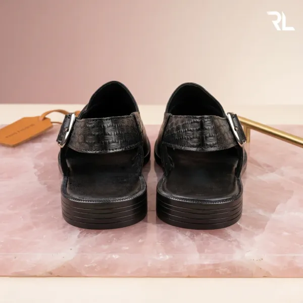Leather_Peshawari_Sandal_For_Men's_-_4002