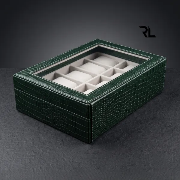 Luxury_10-Slot_Watch_Box_Organizer_for_Men_–_Premium_Crocodile_Pattern_Leather_Art_No_5002