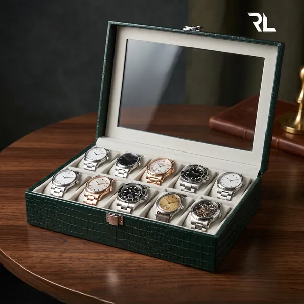 Luxury_10-Slot_Watch_Box_Organizer_for_Men_–_Premium_Crocodile_Pattern_Leather_Art_No_5002