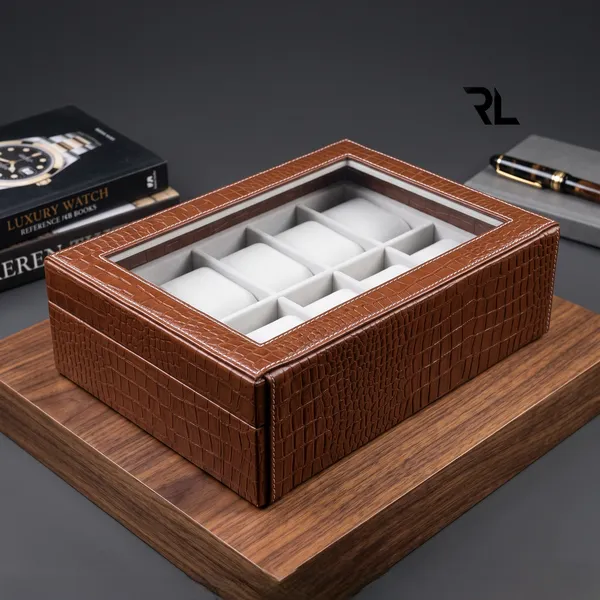 Luxury_10-Slot_Watch_Box_Organizer_for_Men_–_Premium_Crocodile_Pattern_Leather